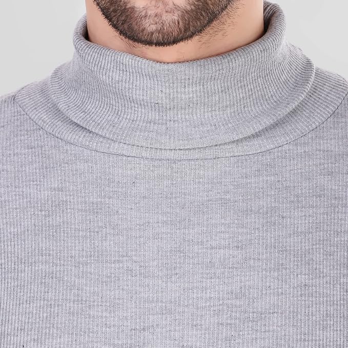 Grey High Neck For Mens